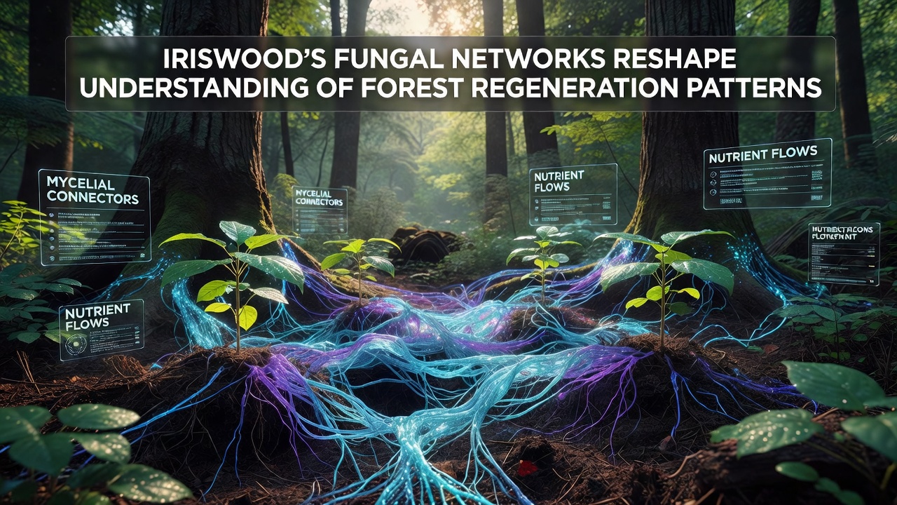 Iriswood's Fungal Networks Reshape Understanding of Forest Regeneration Patterns